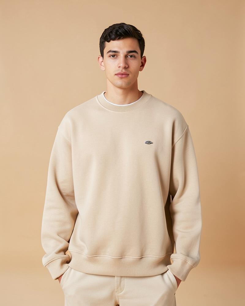 Crewneck Areia Orgânico